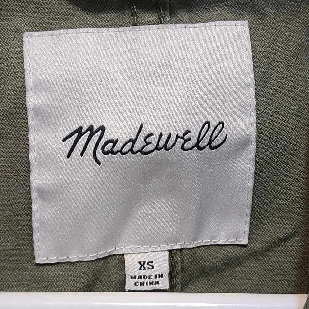 Madewell Military Army Green Jacket Fleet Cargo Utility XS - Picture 2 of 3